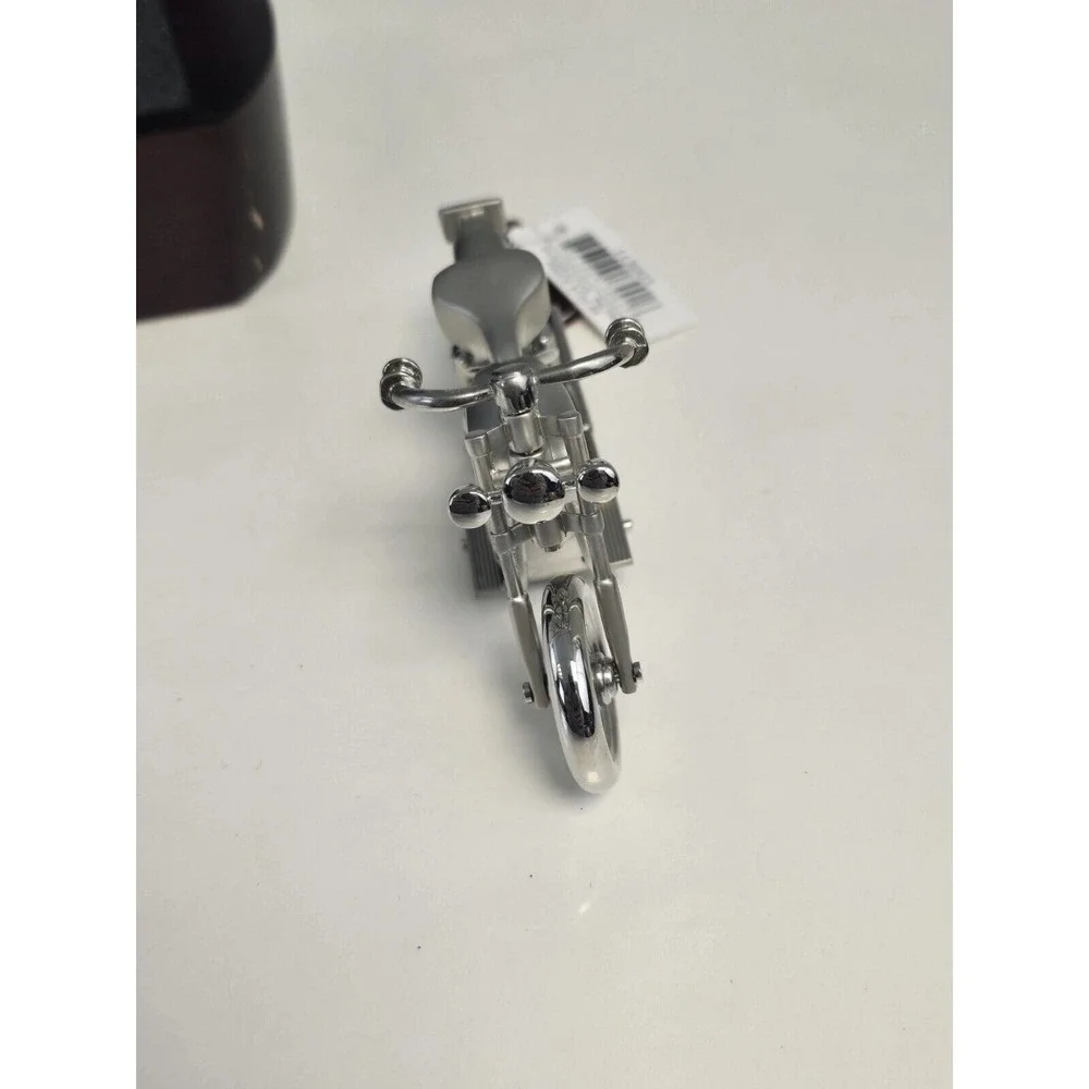 VTG Harley Davidson Motorcycle Desk Top‎ Time Piece Clock Calvin Hill NIB w/Tag!